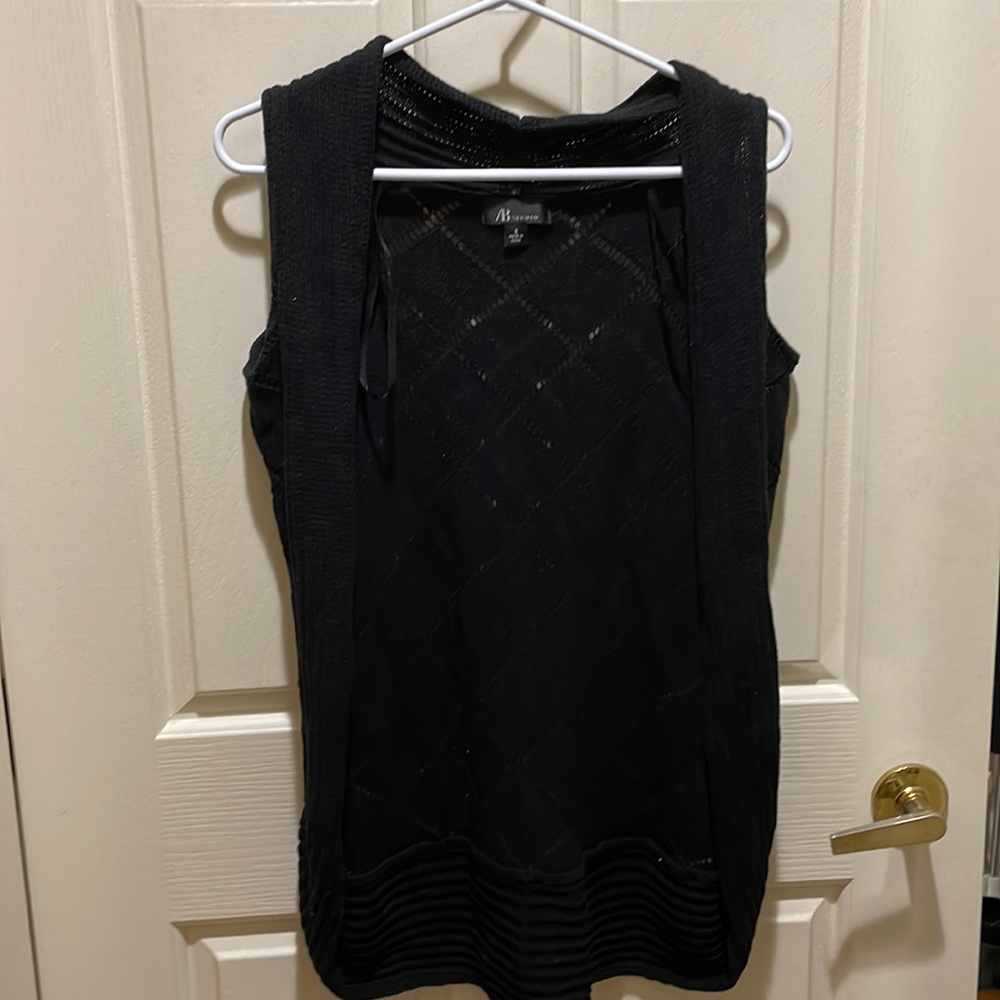AB Studio black vest (sz s)